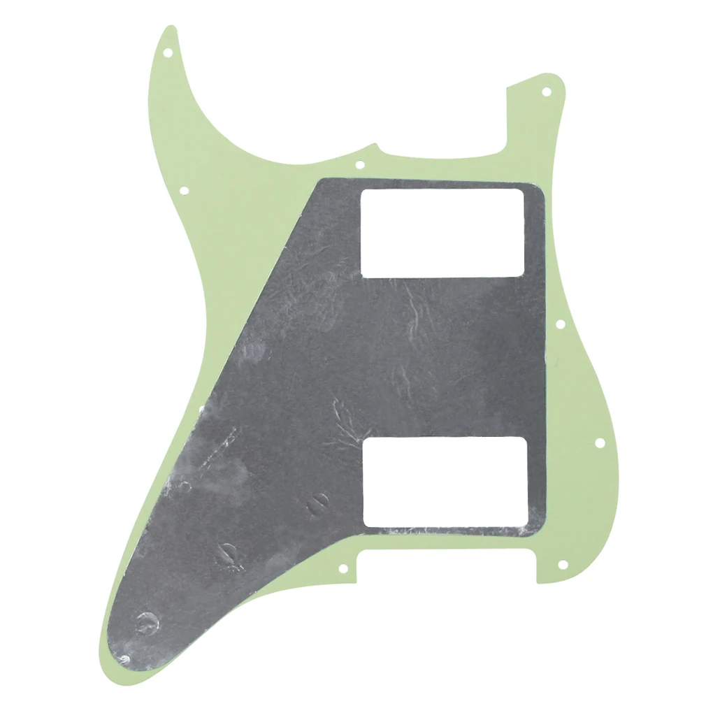 Новый мятно зеленый 3Ply HH Strat Гитара Pickguard 2T1V ручки управления для гитарных