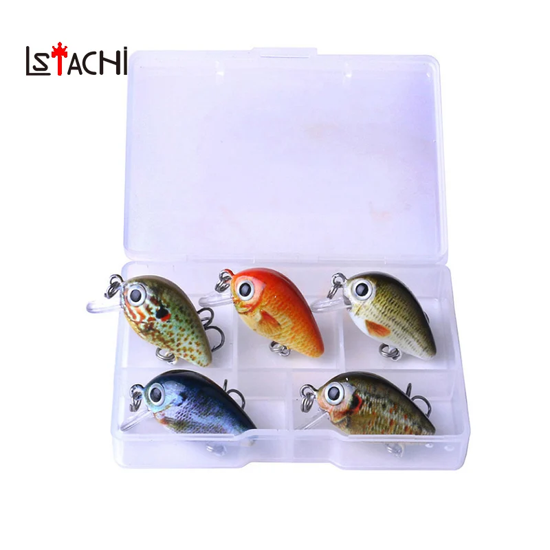 LSTACHi 5 шт./компл. Crankbait наживка воблер искусственная приманка гольян плавающая