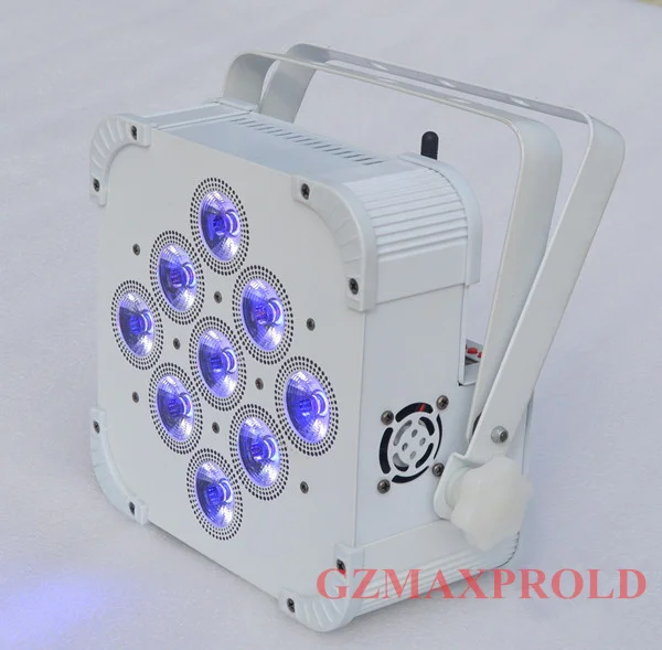 (6 шт. + чехол для полета) аккумулятор и беспроводной dmx 9x15 Вт rgbaw 5 в 1 светодиодный