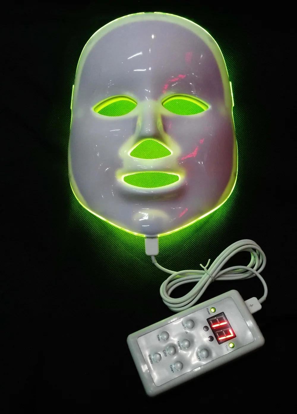 7 цветов photon PDT светодиодная маска для ухода за кожей лица синяя зеленая красная