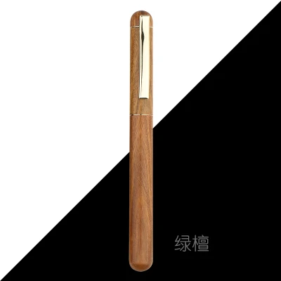light brown Moonman M3 высокого класса ручной работы деревянный фонтан Золотой зажим для ручки перо из иридия Хорошее письмо чернильные ручки с ручкой коробка лучший выбор подарка - Цвет: light brown