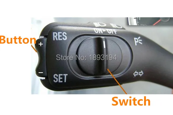 Подлинная система круиз-контроля stealk + Harness 18G 953 513 A для VW Golf/ Jetta/ Passat B5/ Beetle Skoda Superb/