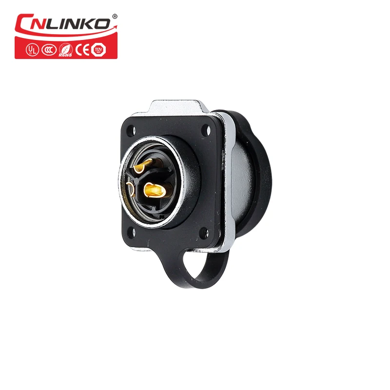 Cnlinko IP67 3 контактный авиационный разъем штекер гнездо панель креплений