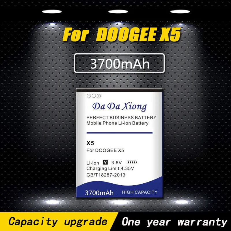 Аккумулятор DOOGEE X5 3700 мА · ч для телефона S PRO |
