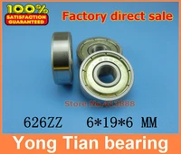 500pcslot free shipping wholesale miniature deep groove ball bearing 626zz 6196 mm