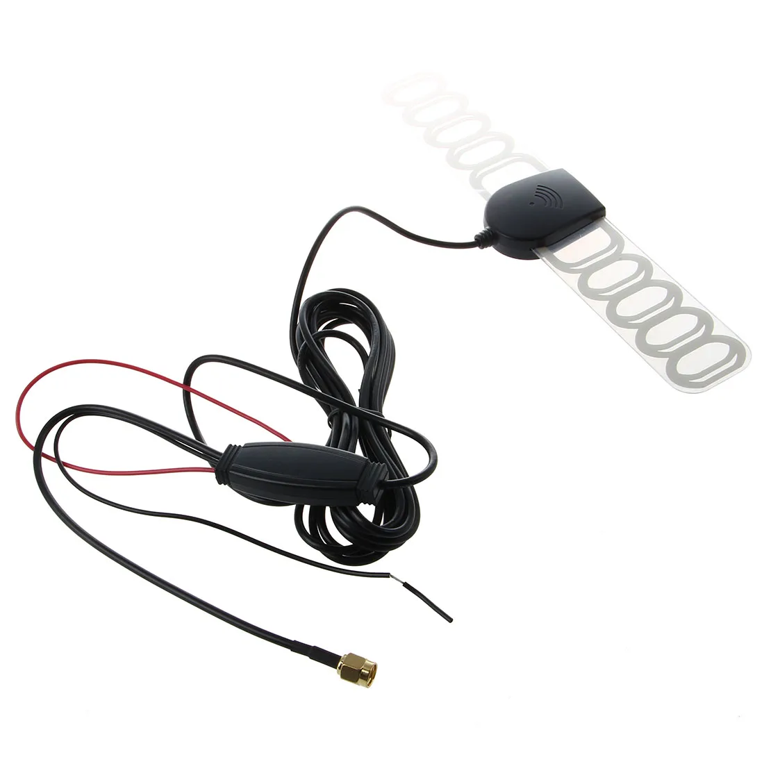 Лучшая цена цифровой DVB-T автомобильный ТВ FM радио антенный усилитель SMA разъем |