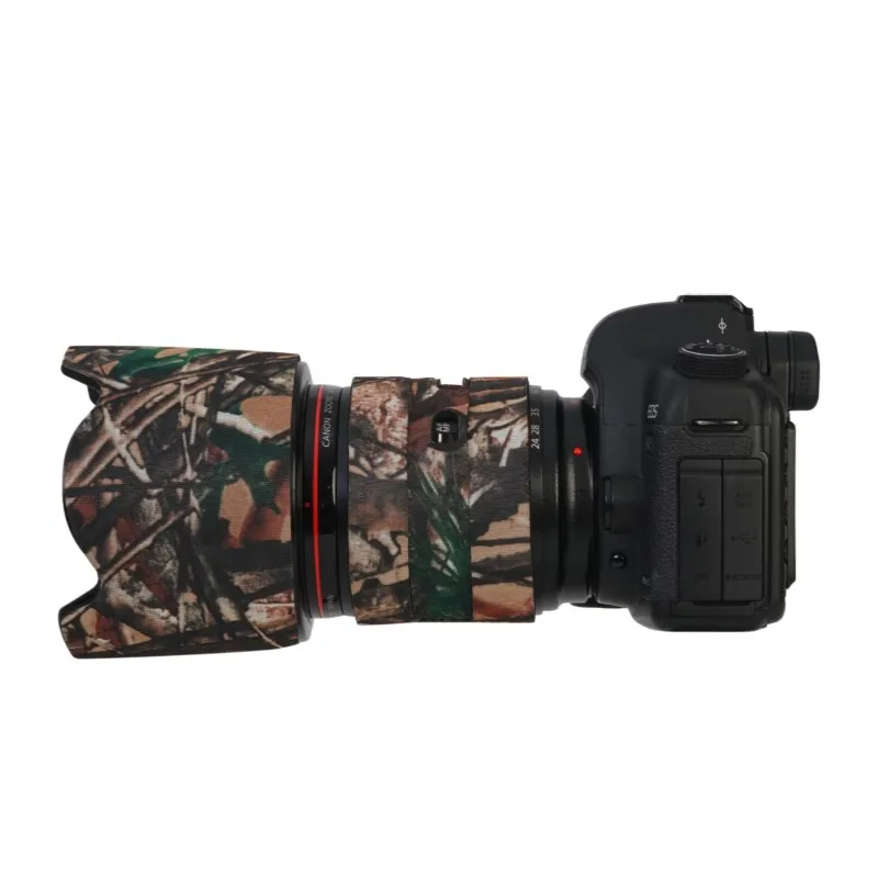 Selens Camera Lens Coat waterproof Rubber Cover Protective Case for canon 24-70F2.8L 24-70F2.8II Camouflage | Электроника