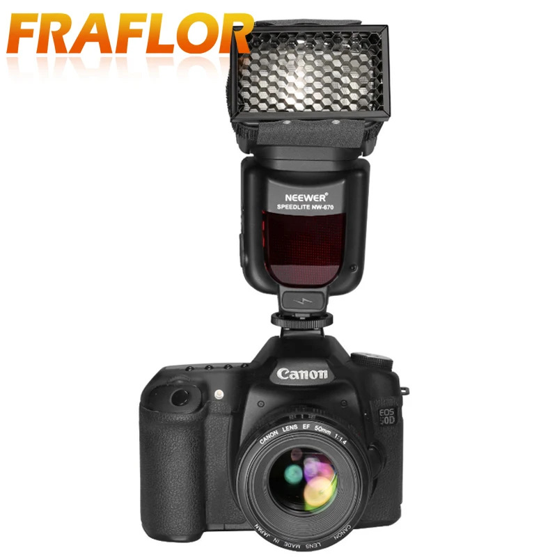 Сотовый фильтр с медовой сеткой рассеиватель Speedlite софтбокс для вспышки