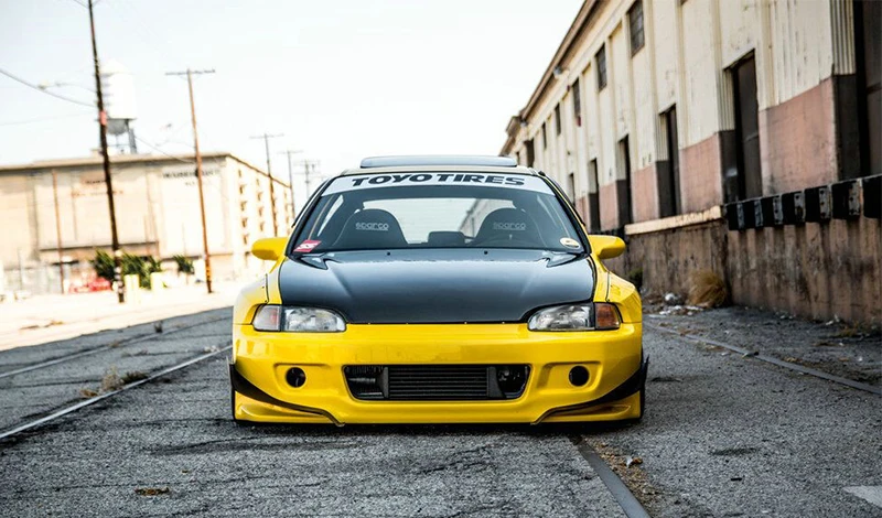 Автомобильные аксессуары для EG Civic Hatchback FRP стекловолокно RB Стиль Широкий