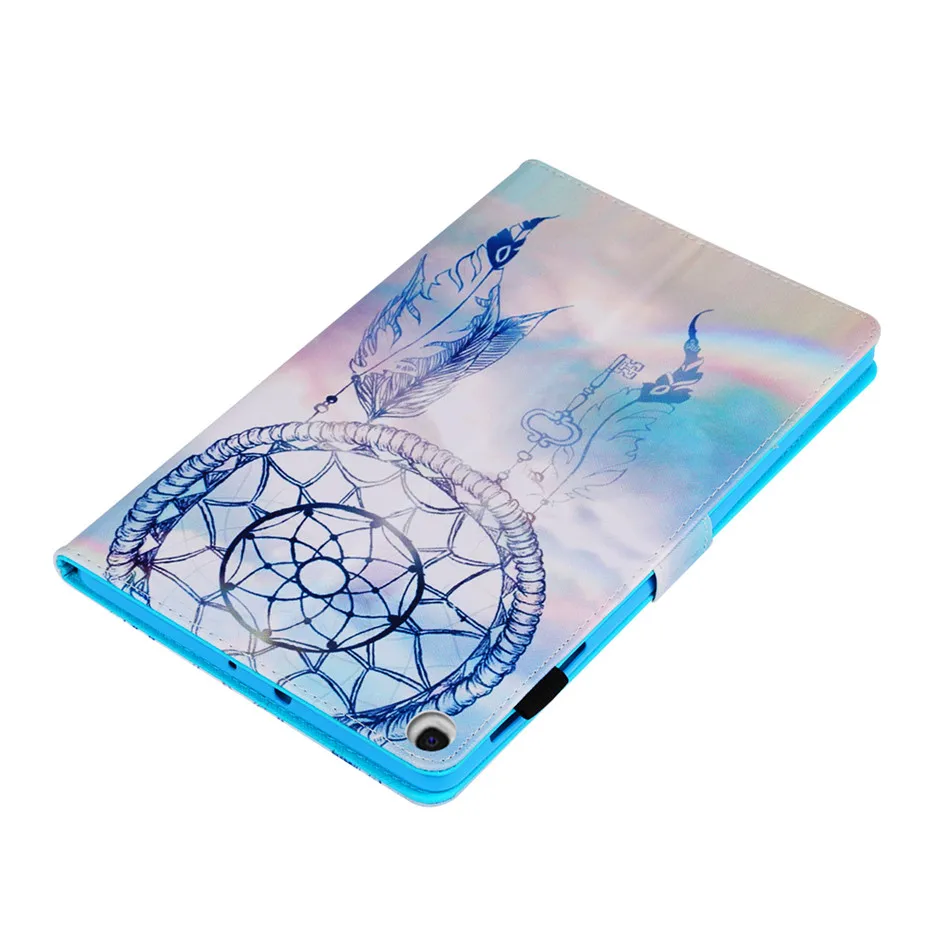 Модная покрашенная Крышка корпуса для Samsung Galaxy Tab A 10,1 T510 T515 SM-T510 SM-T515 Funda Подставка для планшета оболочка+ пленка+ ручка