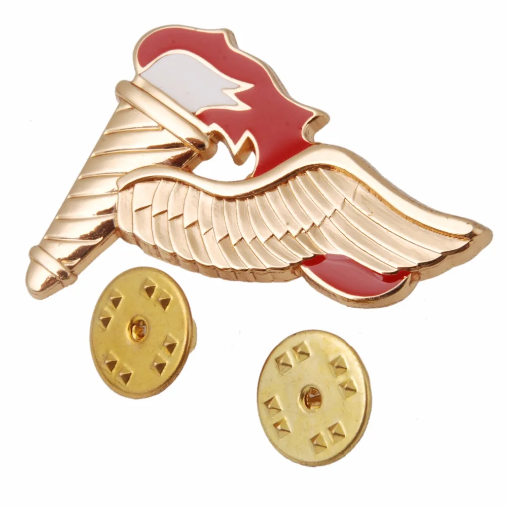 Значок из ПАРАШЮТИСТА с металлическими крыльями спецназа армии США |