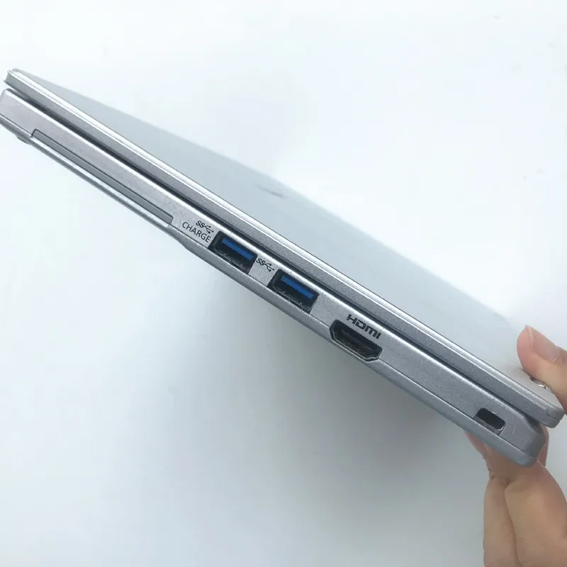 Сенсорный экран для ноутбука Panasonic CF-AX2 б/у планшет i5 8G вращающийся на 360 градусов с двумя аккумуляторами