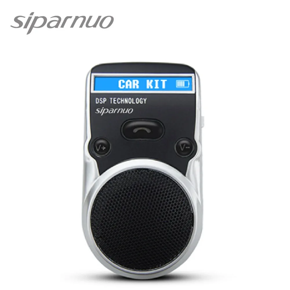 Siparnuo Солнечный Aux автомобильный Bluetooth динамик телефон солнцезащитный козырек Hands Free динамик телефон с USB Bluetooth Handsfree Carkit