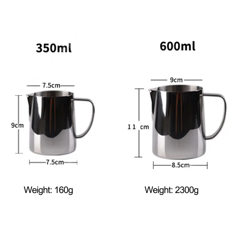 Кофейная посуда 0 3-л из нержавеющей стали латте молочный кувшин для вспенивания