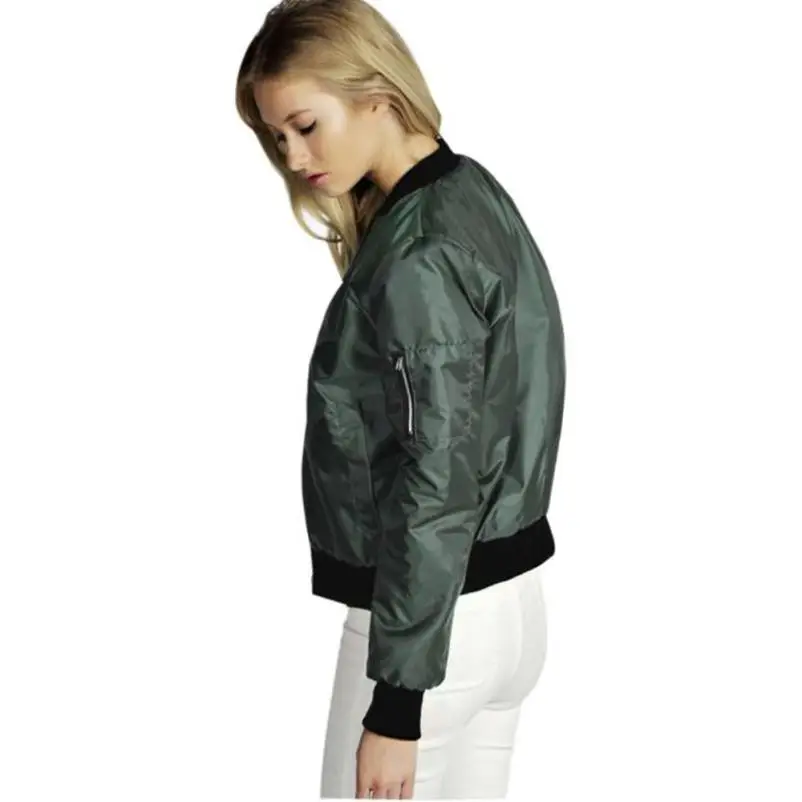 Женская байкерская куртка мягкая на молнии базовая повседневная 2019|bomber jacket