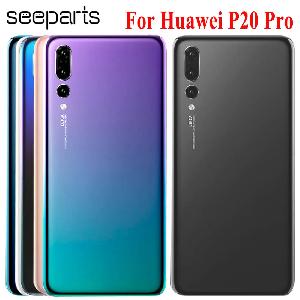 New Back Glass 6.1&quot For HUAWEI P20 Pro Battery Cover Rear Door Housing Case huawei p20 pro | Мобильные телефоны и