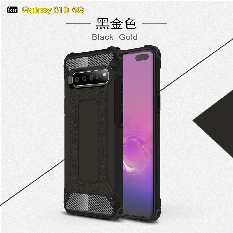 Для samsung Galaxy S10 5G чехол 6 7 &quotпротивоударный армированный резиновый для телефона