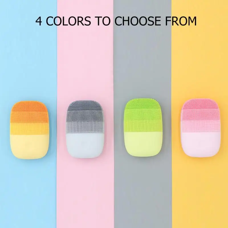 Xiaomi Youpin inFace Sonic Face Deep Cleansing Brush Waterproof Ultrasonic Skin Massager for IPX7 Silicone Cleansing Device