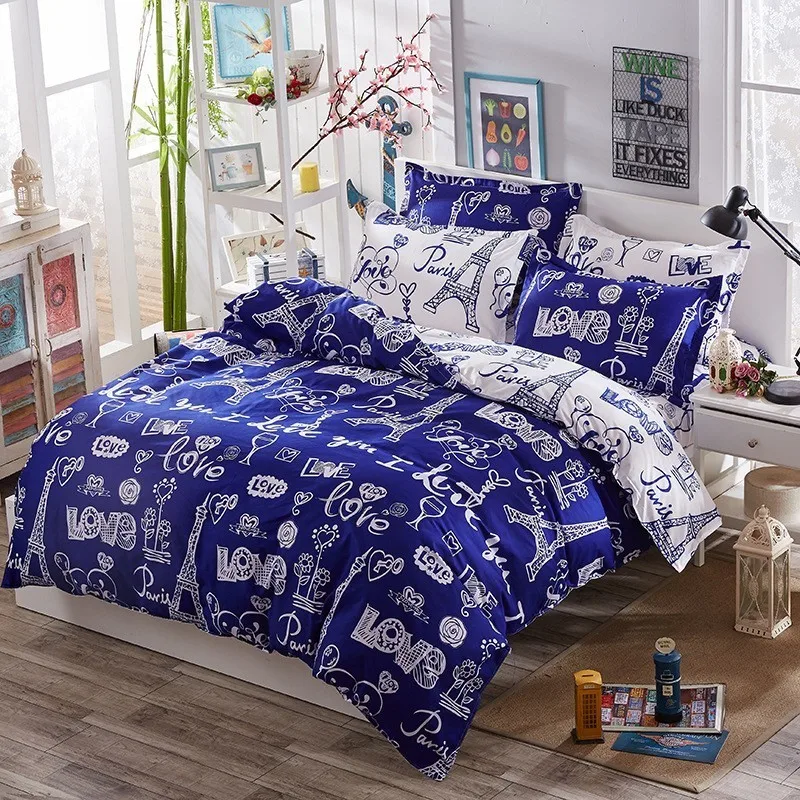 New Creative Pattern Duvet Cover 3/4 pcs Bedding Set Adult Kids Child Bed Linen Single Full Double Queen King Size Bedspreads 2m | Дом и сад