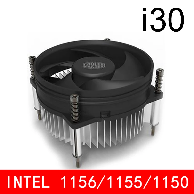 i30 Кулер Cooler Master мультиплатформенный кулер для процессора Intel 478 775 115X AMD AM2 AM2+ AM3 FM1 кулер для процессора 3pin охлаждающий вентилятор для процессора - Цвет лезвия: i30