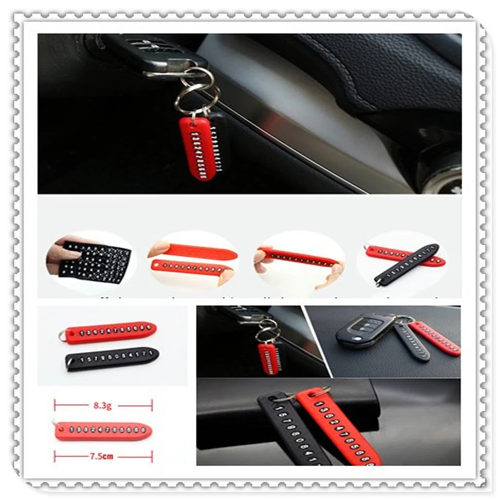Анти потерянный телефон номерной знак брелок подвеска авто для Fiat Fiorino 595 500 500S Toro