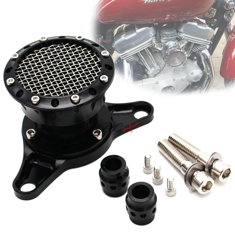 Воздушный фильтр для мотоцикла Chrome Velocity Stack впускной алюминиевый CNC Harley Sportster XL 2004