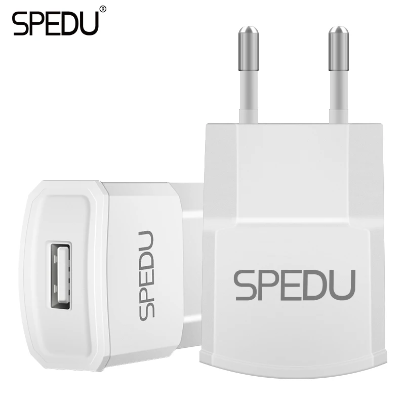 Адаптер зарядного устройства speedu 5V1A с европейской вилкой USB настенное зарядное