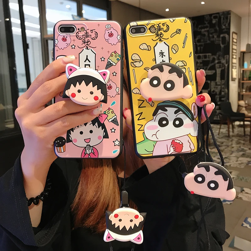 Мультяшный чехол для OPPO A3S A1 F5 F7 A59 F1S R15 Pro R17 F3 Plus F1 R9S мягкий с подставкой и ремешком
