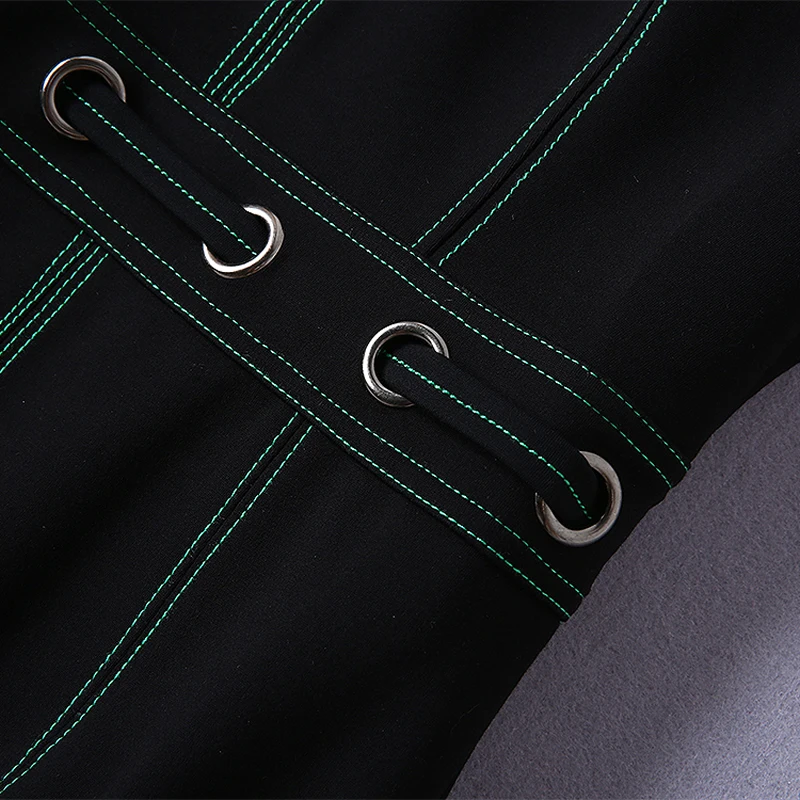 Женское черное трикотажное Хлопковое платье Элегантные мини платья без рукавов