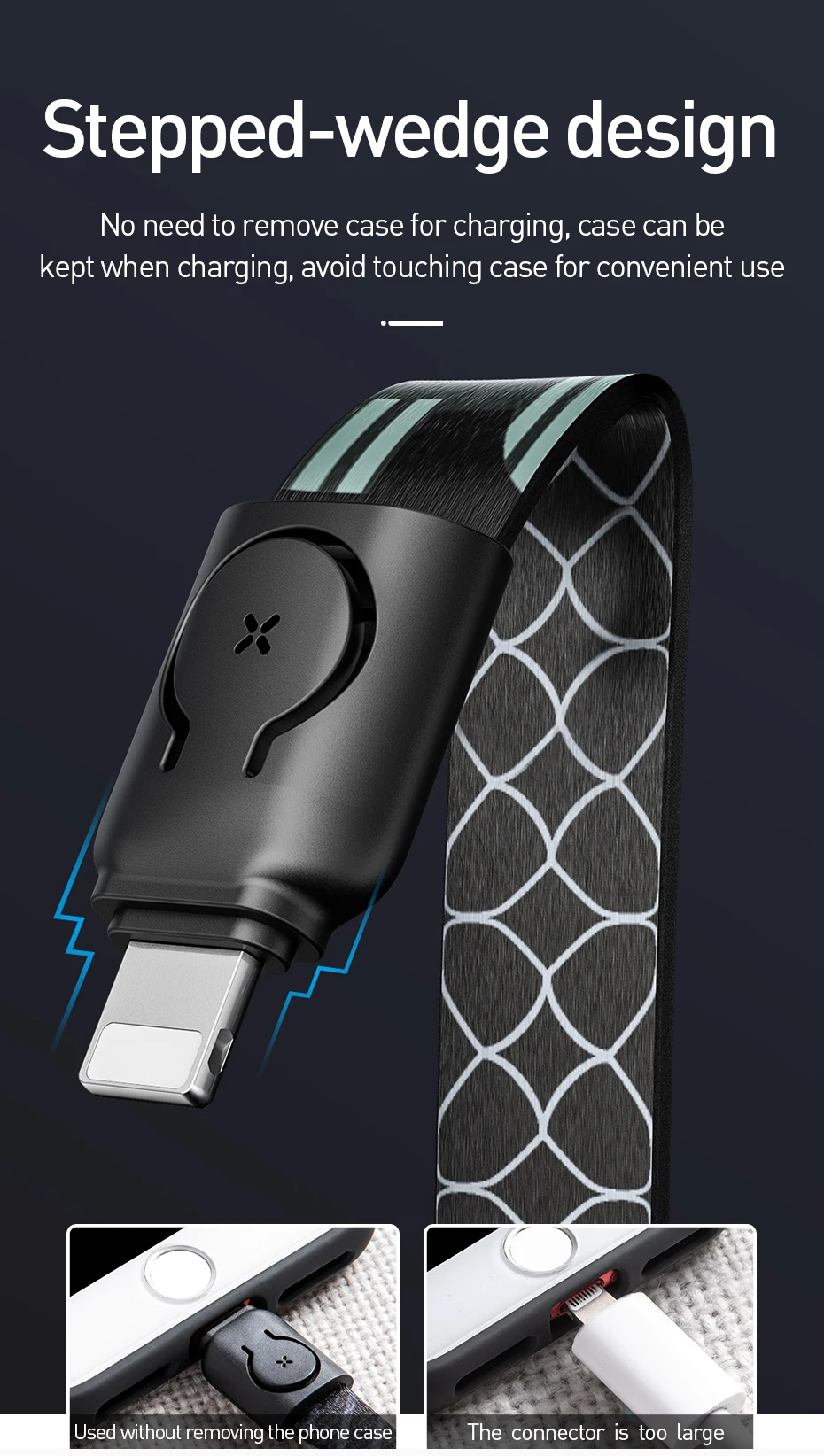 USB кабель Baseus для iPhone, портативное зарядное устройство для быстрой зарядки, кабель для мобильного телефона для iPhone Xs Max X 8 7 6 Plus, шнур для шнура