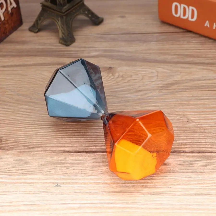 Инновационная форма с бриллиантами песочные часы таймер 5 минут стеклянные