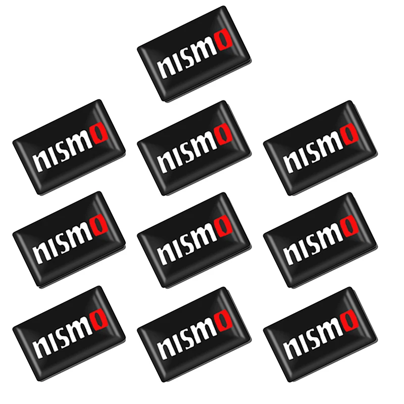 10 шт. 3D NISMO эпоксидные декоративные эмблема небольшой декоративный знак авто
