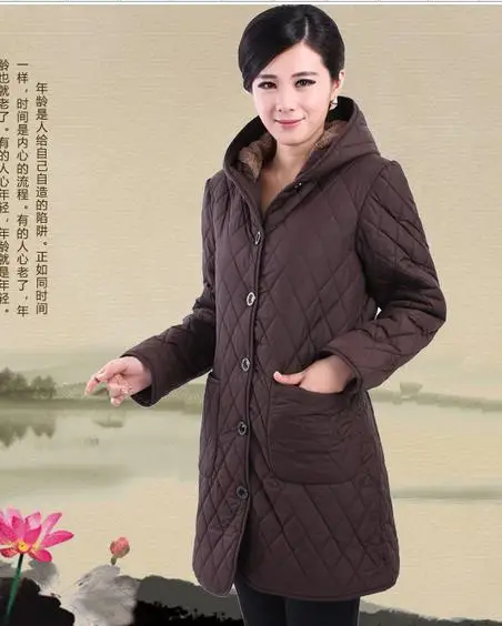 Парки новинка зимы 2020 для женщин среднего возраста плюс удобрение увеличения