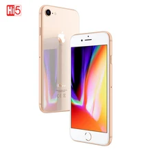 Разблокированный Apple iPhone 8 2 Гб ОЗУ 64 Гб/256 Гб ПЗУ выглядит как 4,7 дюймов шестиядерный сенсорный ID LTE 12,0 M бесплатный подарок телефон