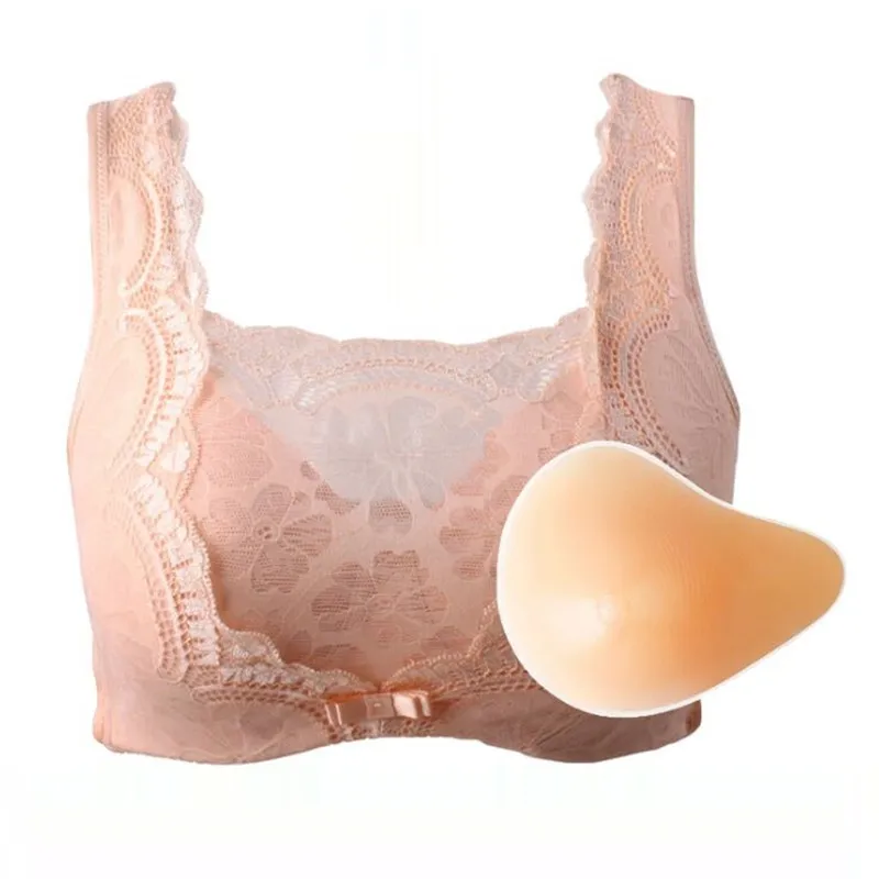Female Cotton Breathable Bra Underwear Breast Prosthesis After Breast Cancer Surgery Mastectomy Special Wire Free Bras H4642