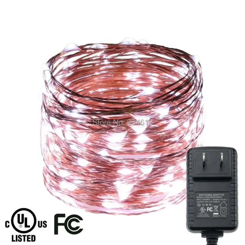 20 м/66FT 200LED медный провод светодиодные сказочные огни декоративные гирлянды