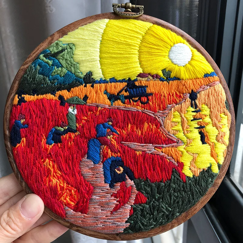 Серия Van Gogh новая вышивка сделай сам стерео рукоделие креативное первичное