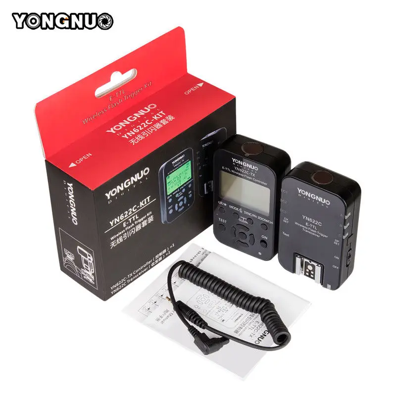 YONGNUO YN685 YN-685 Беспроводная HSS i-ttl вспышка Speedlite для Canon 1300d 1100d 6d 5d mark iii для Nikon d5300 d7200 d3400 d7000 - Цвет: YN-622 kit