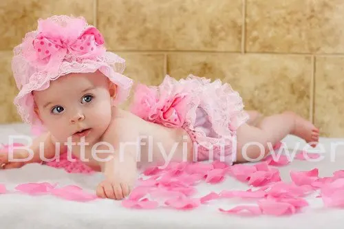 Ребенок кружева атласа пеленки футляр шаровары и шляпы комплект 20 mulit цвета 48