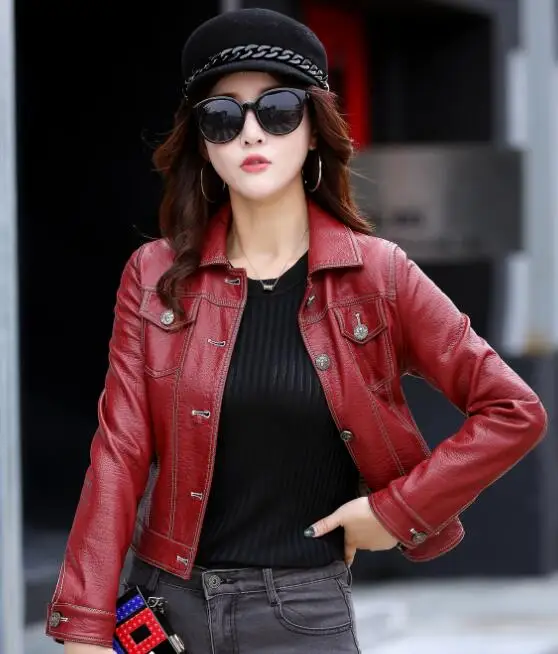 Классическая кожаная куртка в стиле хип хоп для танцев на улице кожаное пальто