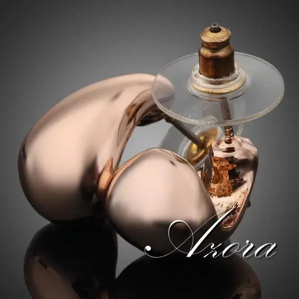 Azora, золотые серьги-гвоздики в форме TE0020
