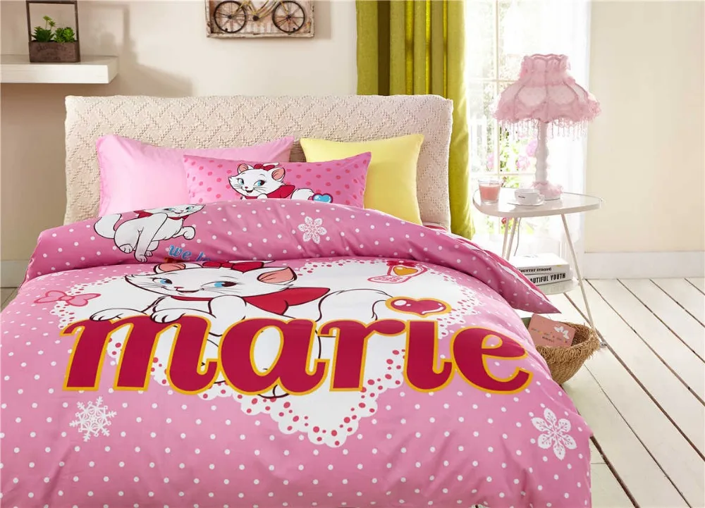 Комплекты постельного белья Marie Cat хлопковая постельное белье с принтом Диснея из