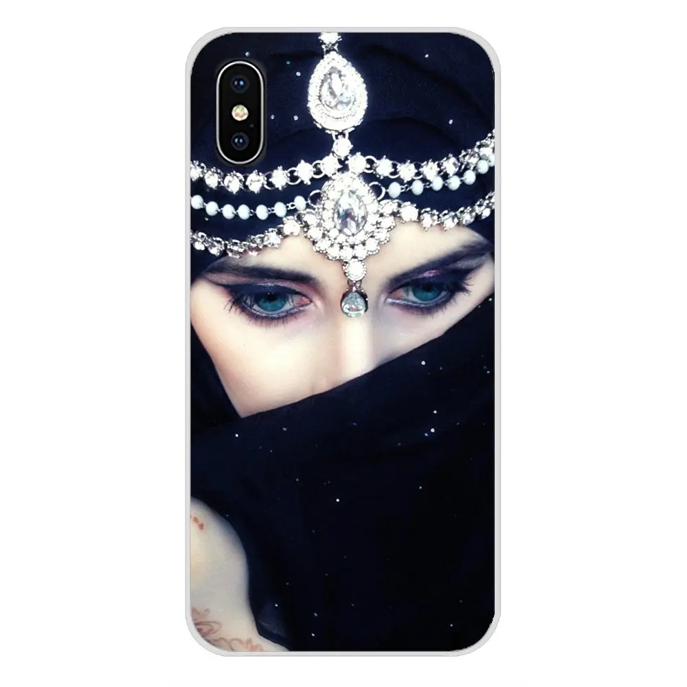 Аксессуары Чехлы для телефона Motorola Moto X4 E4 E5 G5 G5S G6 Z Z2 Z3 G3 G2 C Play Plus Arab Woman With Niqab Face Eye |
