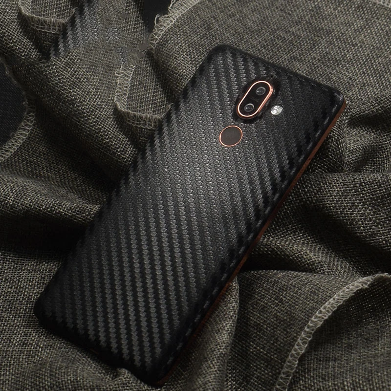 8 цветов задняя пленка из углеродного волокна для Nokia 7 Plus декоративная Защитная