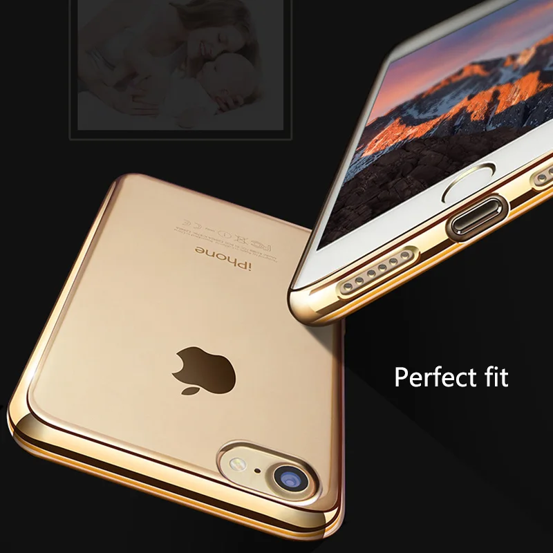 CAPAME 5S для iPhone 6 se 5 чехол из прозрачного силикона милые мягкие Роскошные ультра