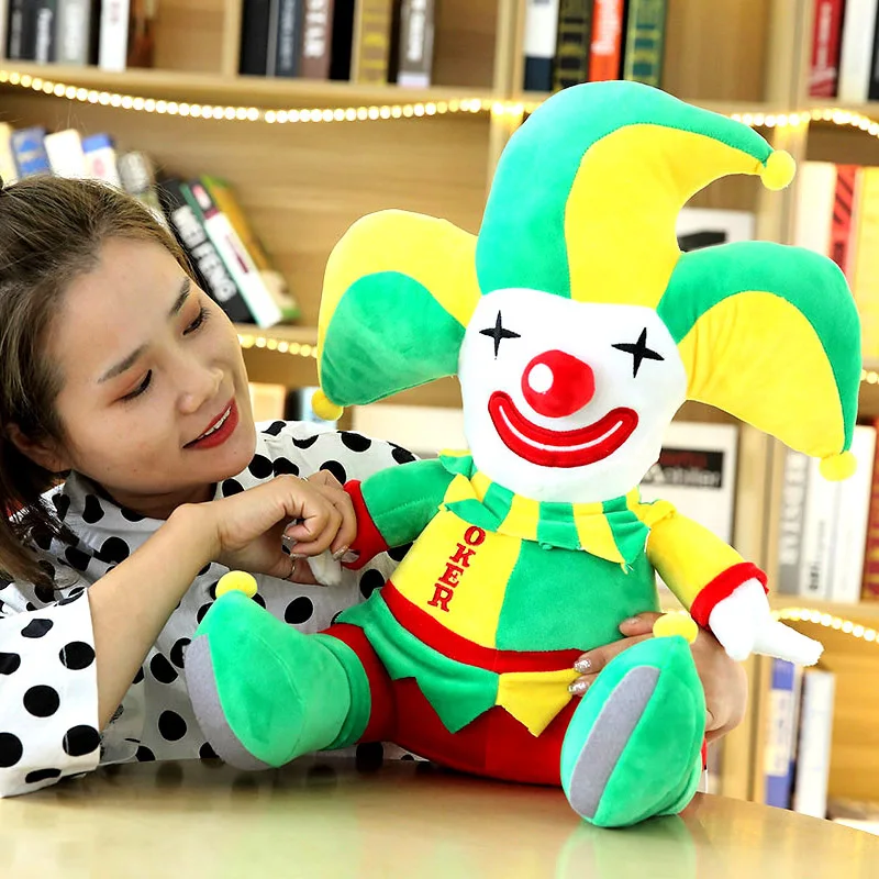 Candice guo плюшевая игрушка мягкая кукла мультяшный красочный цирковый клоун