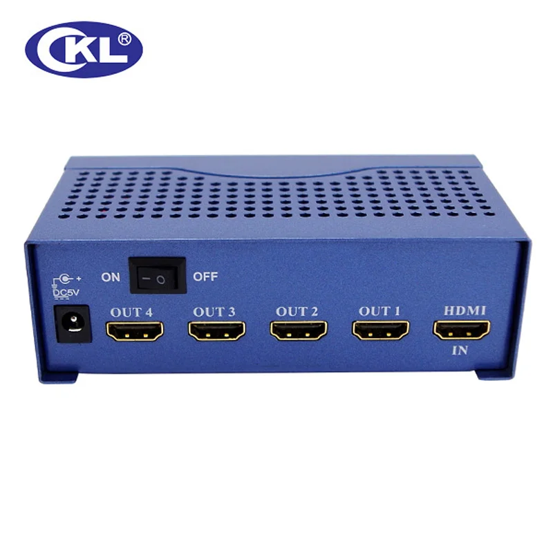 CKL 1 в 4 выхода HDMI сплиттер 4K 3D 1x4 дистрибьютор дубликатор для Xbox PS3 PS4 ПК DV DVD HDTV HD
