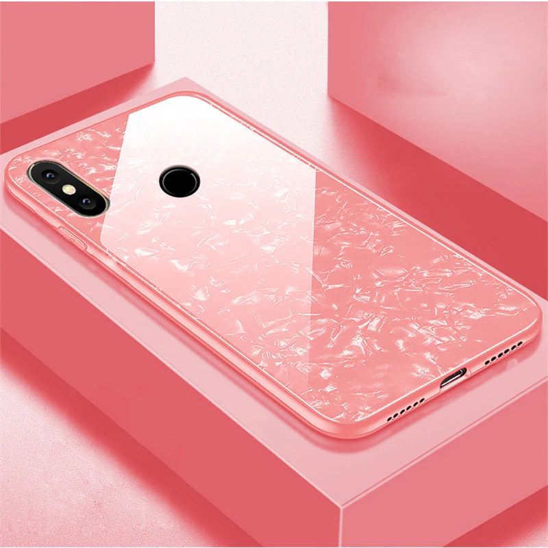 Чехол для Xiaomi Mi 8 6X A2 Xiomi Redmi 5 Plus Note Pro задняя крышка из закаленного стекла