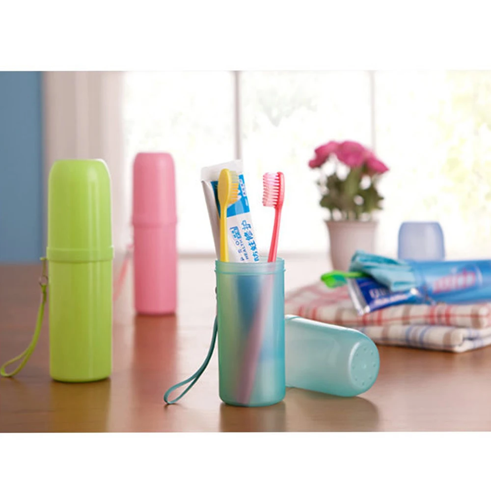 5PCS Portable Toothbrush Holder Storage Box Toothpaste Container Organizer Case Travel Set Bathroom Accessories Brush | Дом и сад