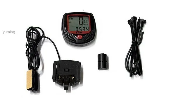 Дешевые велоспорт велосипед мотоцикл жк подсветки цифровой водонепроницаемый